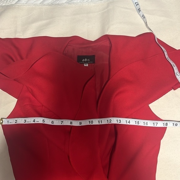 A.B.S. Evening Collection red cocktail Dress - Picture 9 of 10